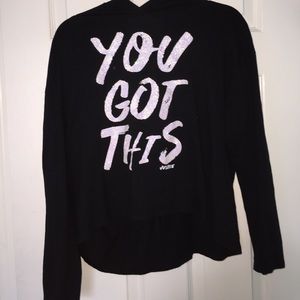 👑🦋a cropped hoodie